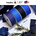 LAZY BEE 5 meter Light Navy Blue Batik Blue Royal Jade Teal Premium Grosgrain Ribbon Wholesale Ribbed Ribbons Hair Bow Wedding Perkahwinan Borong Reben Kain Hantaran Gift Wrap Party Decoration Big Riben Ribon Florist Bouquet Packing Door Gift Goodies. 