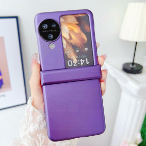 สำหรับออปโป้ไฟนด์ OPPO Find N3 Flip เคสพลิก PC แบบแข็งเคสครอบโทรศัพท์บาง
