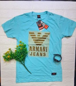 Man’s T-shirt 100% cotton (MTSARMJ03) Makapal tela Bangladesh Overruns