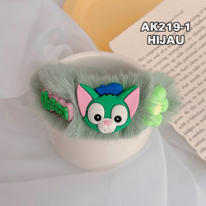 Ikat Rambut Korea Anak Perempuan Motif Kartun Hewan Bulu Halus Aksesoris Rambut Bahan Lembut AK219 ZIORRA