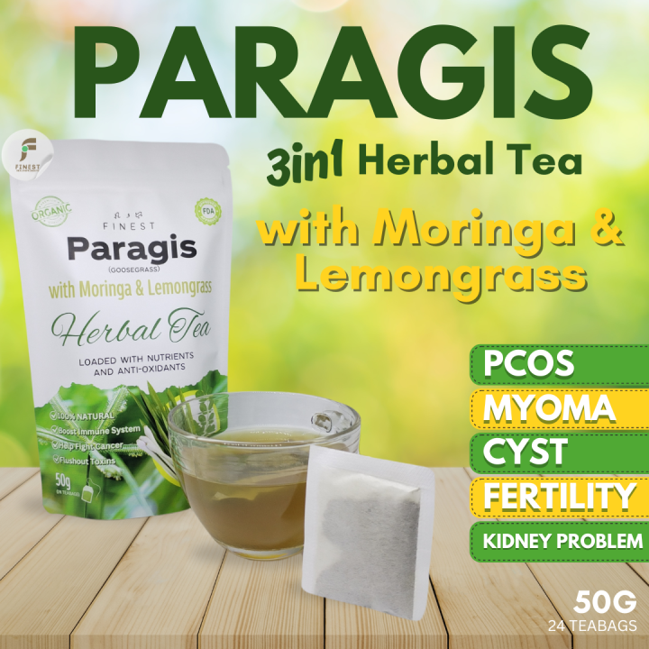 Finest PREMIUM 3in1 Paragis Herbal Tea with Moringa and Lemongrass ...