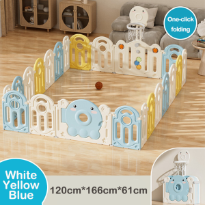 Foldable Baby Playpen Multifunctional Safety Fence Non Toxic Material Easy to Clean & Assemble pagar permainan婴儿围栏