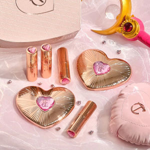 Bảng Phấn Má Tim 2 Ngăn CHARLOTTE TILBURY PILLOW TALK BEAUTY SOULMATES FACE PALETTE  10G