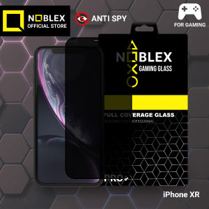 Noblex Tempered Glass Gaming Anti Spy Privacy AntiGores Antispy Untuk iPhone XR Antispy Anti Gores Pelindung Layar Handphone Anti Gores Screen Protector Full Screen Premium XR