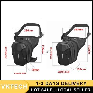 Drop Leg Bags Hard Shell Motorcycle Drop Leg Side Bag for Outdoor Riding Cycling