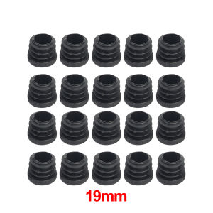 100pcs Chair Leg Caps Protector Round Plastic End Caps Pipe Inserts Plugs Furniture Table Foot Tubing End Cover Hardware