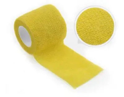 (SG)Self-Adhesive Bandage Cohesive Sports Tape Finger Wrap Athletic Support Physiotherapy Football Basketball