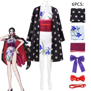 Nico Robin Cosplay Costume Wano Country Kimono Floral Cloak Set Anime Womens Outfit For Halloween2026