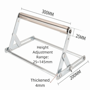 MIRELINA Phụ kiện máy cắt Khung hỗ trợ máy cắt Có thể điều chỉnh 25-145mm Thép không gỉ Giá đỡ nâng cân bằng đa chức năng Cưa bàn Tính di động Giá đỡ máy cắt Công cụ hỗ trợ