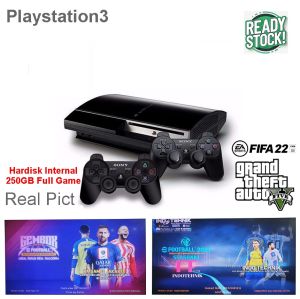 PS3 PLAYSTATION3 CFW MULTIMEN HDD 250GB BONUS 2 STICK WIRELESS LENGKAP GAME FULL