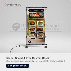 PRINT CETAK SPANDUK BANNER WARTEG SERBA ADA FREE DESAIN