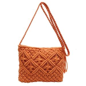 Stylish Woven Shoulder Bag Casual Crossbody Bags Satchel Purse for Women Seeking a Blend of Styles and Relaxation