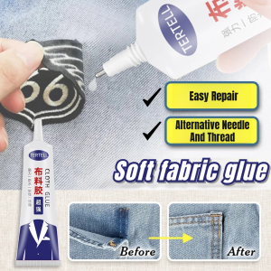【Buy 3 Get 2 Free】Special Glue for Clothes Mending Clothes Printing Clothes Clothing Logos Pants Insoles Jeans Ripped Cloth Special Soft Glue for Fabrics衣服专用胶水