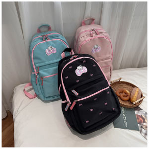 Christmas Gift Halloween sanrio Kawaii College Students Backpack Hello Kitty Cartoon Cute Leisure High Capacity Student Bag School Starts Gift Fashion