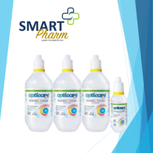 OPTICARE NORMAL SALINE SOLUTION 500ML PACK-OF-3+120ML EXP12/2028