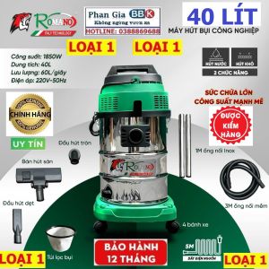 Máy Hút Bụi Công Nghiệp ROMANO 40 Lít Công suất 1850W Hàng Chính hãng Bảo hành 1 năm