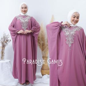 Gamis Kaftan Wanita Pesta Ceruty