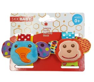 730Baby Baby Rattle Toys Hand Wrist Rattle & Foot Finder Early Development Rattle Toy