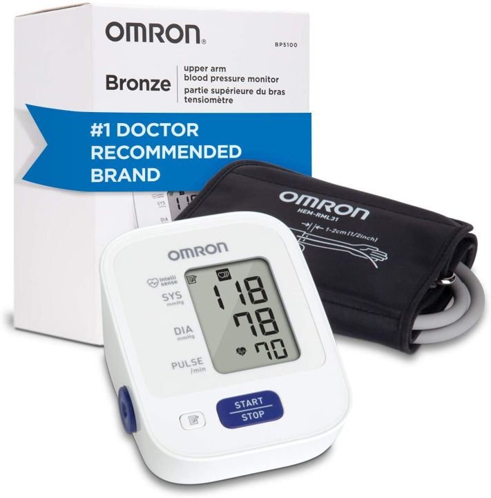 Omron BP5100 Bronze Wireless Bluetooth Upper Arm Cuff Blood Pressure BP