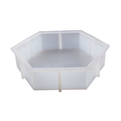 NAPKERY 582 Dụng cụ đất sét Quà tặng Tự làm Đồ chơi Mẫu hình học Khuôn silicone Khuôn nhựa Epoxy Hình chữ nhật tròn trái tim