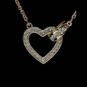 Swarovski167 Lovely Necklace Womens Necklace Gift Swan Necklace Silver Necklace Non-Fade Necklace Moissanite Crystal Jewelry Christmas Wrist Necklace Jewelry Chain Womens Necklace Sister Birthday Gift