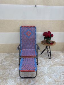 Ghế xếp dây đan nhỏ khung sắt ĐẠI THÀNH