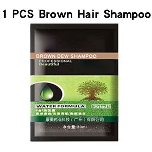 【BUY 1 TAKE 2】Herbal Blackening Hair Dyeing Shampoo Herbal Hair Dyeing Shampoo Non-irritating Effectively Covers The Roots Of White Hair Scented Shampoo Harmless Makes White/Gray Hair Black In 5 Minutes Hair Dyeing Shampoo 500ML
