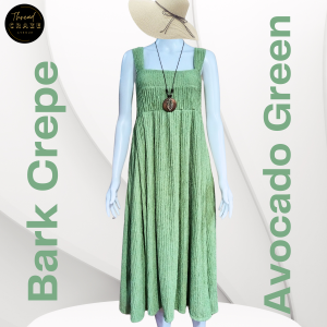 Dress & Dazzle Elegant Sleeveless Bark Crepe Maxi Dress with Square Neck - Versatile Casual Wear - Sizes M to XL