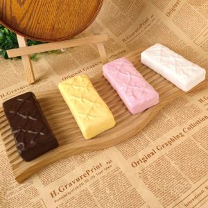 SHEBE668 Sensory Simulation Chocolate Squeeze Toy Relax Gift Release Hand Chocolate Squeeze Toys Portable Stretch Slow Rebound Squeeze Toy Kids Toy