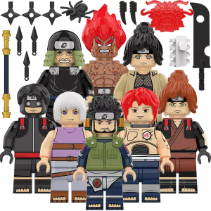 Japanese Anime Character Minifigures Hidan Zetsu Uzumaki Uchiha Kakuzu Pein Block Toys Children Gift