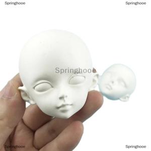[COD] Springhooe 1 Piece Polymer Clay Head Sculpey Handmade Tools 3D Baby Face Silicone Molds Human Facial Mould DIY Doll Modified Accessories