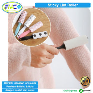 Pembersih Debu Roll Kotoran Bulu Hewan Baju Menempel Praktis Sticky Lint Roller Motif Multifungsi Murah Roller Debu Permbersih Pakaian