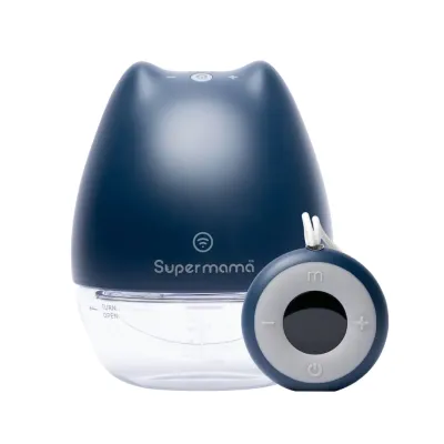 SuperMama Air Plus Wearable Breastpump with Remote | Air+ Hands Free Breast Pump l Airplus