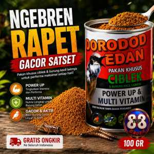 88TOP DORODOD EDAN CIBLEK VOER HALUS PAKAN BURUNG CIBLEK