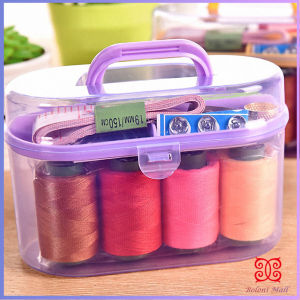 Boloni DIY อุปกรณ์เย็บผ้า ด้าย เข็ม ครบเซ็ท ขนาดพกพา คละสี Sewing set