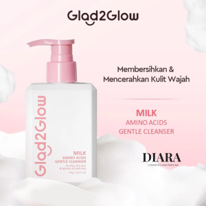 Diaracosmetics - Glad2Glow Milk Amino Acid Gentle Cleanser Brightening Face Wash 80ml