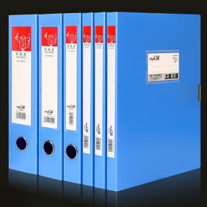 A4 File BoxBox Height 20 35 55 75mm Blue File Organizer Document Box Plastic Archive Box Office Supplies Plastic with Lid Storage Folder Storage