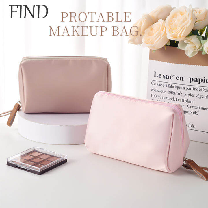 1pc Solid-color Polyester Cosmetic Bag, Lipstick Pouch, Portable Mini  Travel Storage Bag | SHEIN USA