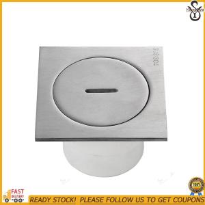 【2025 NEW】 4 Inch Square Shower Floor Drain Thickened Stainless Steel Shower Drain Shower Drain for Bathtubs