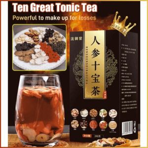 [Buy 1 Free 1]Health tea Mens goji berry tea Ginseng Ten Treasure Tea