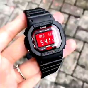 Jam Tangan Pria Wanita G Shock GW B5600 GW-B5600AR-1DR Full Digital Fullset Auto Light Water Resist Shock Resistant Jam Tangan Sport Olah Raga