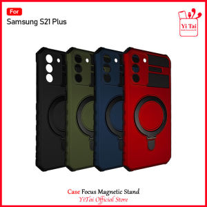 YITAI - YC50 Case Focus Magnetic Stand Samsung S20 FE S21 FE S21 Plus S21 Ultra S22 S22 Plus S22 Ultra S23 S23 Plus S23 Ultra S24 S24 Plus S24 Ultra Note 20 Ultra