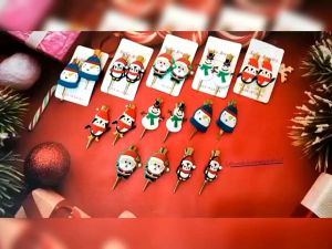 JEPIT RAMBUT CHRISTMAS EDITION / JEPITAN RAMBUT EDISI NATAL / KEP RAMBUT SANTA CLAUS SNOWMAN PENGUIN | AKSESORIS RAMBUT ANAK | CHJ-7820
