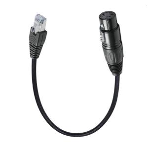 PVC che chắn xlr5p nam/nữ để RJ45 bộ chuyển đổi Ethernet cáp cho âm thanh hệ thống chiếu sáng phích cắm và chơi thiết kế