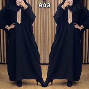 [ABAYA ORI] New Gamis Abaya Turkey Dubai arab 843 Terbaru