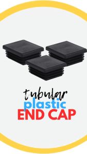 Tubular End Caps Square & Rectangle Plastic Plug for Furnitures Chair Table Steel Pipe Insert Plug