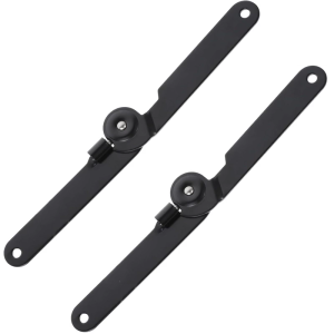 2PCS Iron Cabinet Door Hinges 180 Degree Rotating Foldable Lid Support Heavy Duty Locking Hardware for Cupboard Box