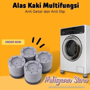 Alas Tatakan Dudukan Peninggi Kaki Mesin Cuci Kulkas Meja Anti Getar