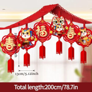 The Year of Horse Hanging Ornament Happy New Year 2026 Decorations Spring Festival Home Decoraitons Door Wall Accessories