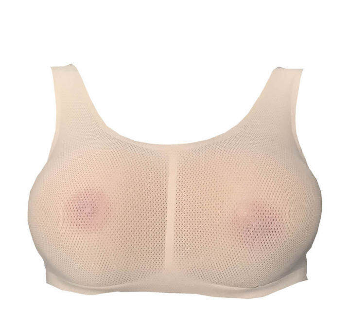 Cd Silicone Fake Breast Cross Dressing Mens Bra Breast Implant Bra Breast Implant Special Bra 9724